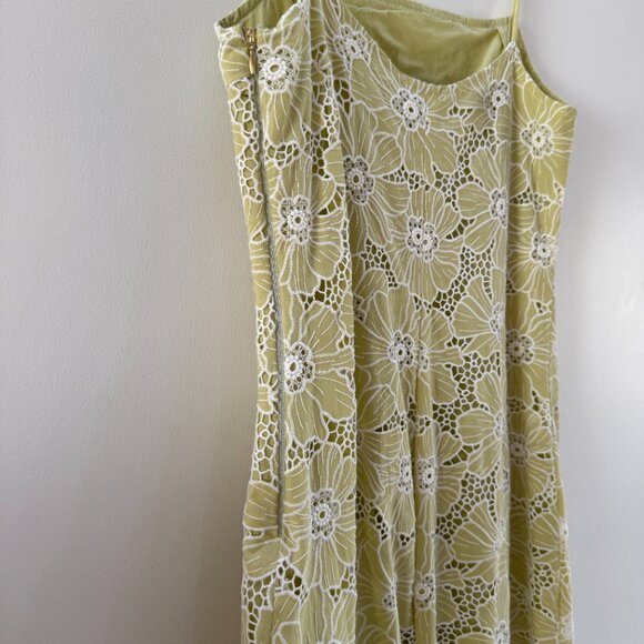 NWT Especia Pandurata Green Midi Dress Size small - Picture 6 of 13